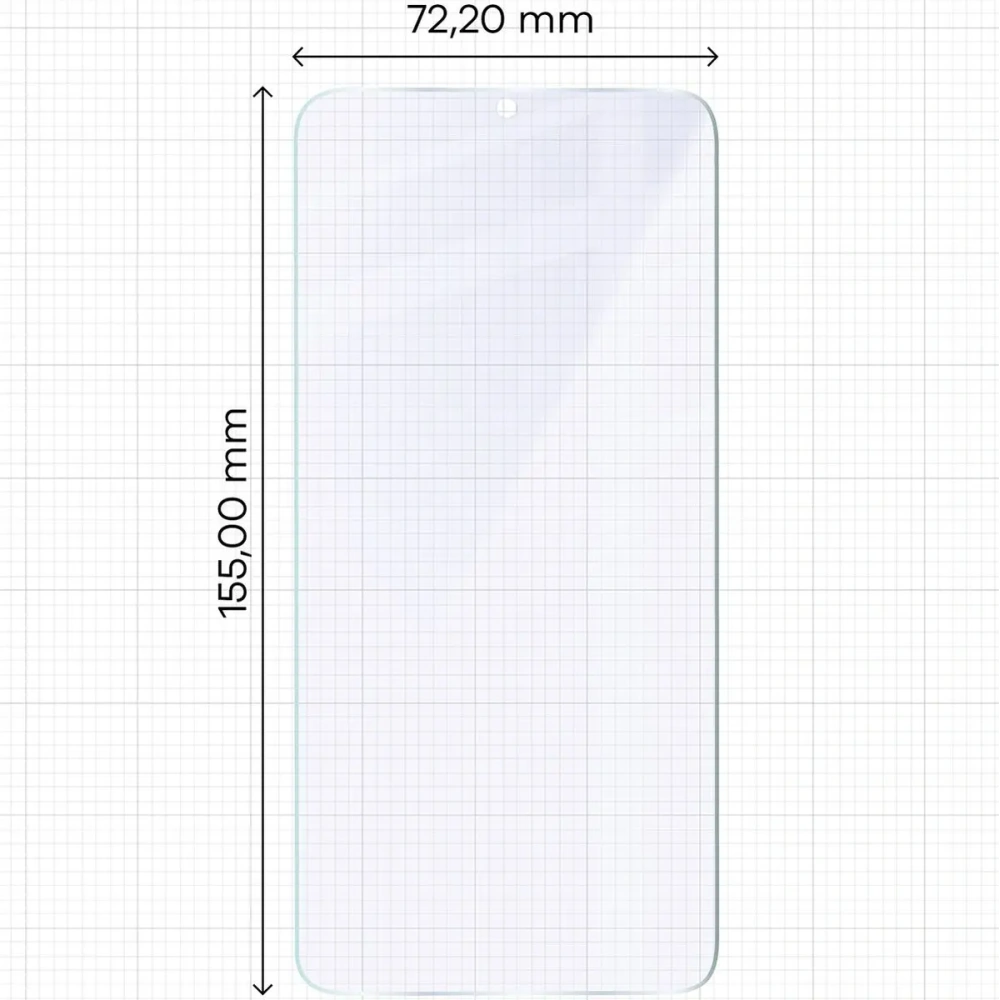Elastyczne szkło hybrydowe Bizon Glass Mule do Samsung Galaxy S25+ Plus