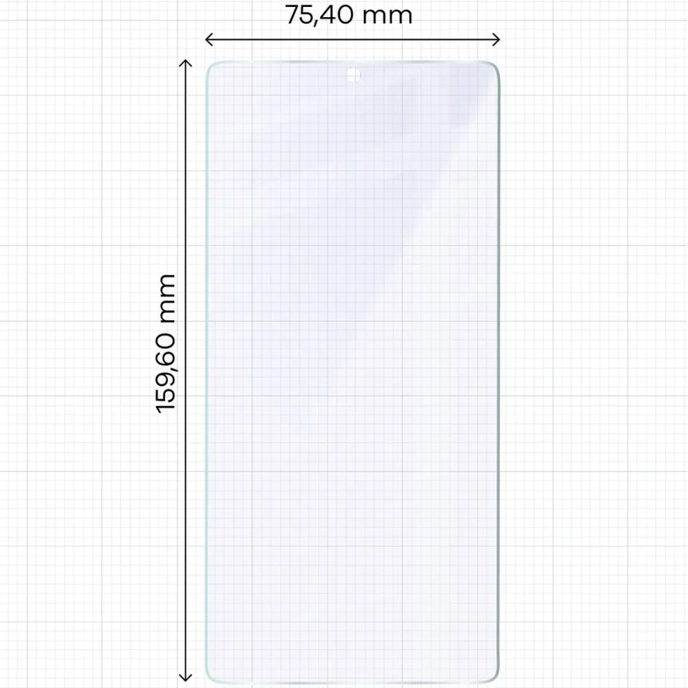 Elastyczne szkło hybrydowe Bizon Glass Mule do Samsung Galaxy S25 Ultra