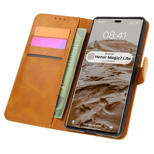Buy Bizon Case Pocket Honor Magic7 Lite brown - BIZ8499 - {ean13} - Home Screen Store Europe