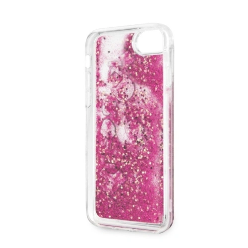 Kup Karl Lagerfeld Apple Tasche KLHCI8ROPI iPhone SE 2022/SE 2020/8/7 rosegold/rosegold Hartschalenetui Glitter Floatting Charms - KLD261RS - {ean13} - Sklep Home Screen