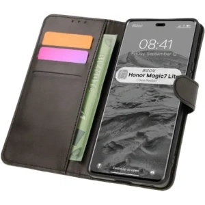 Kup Etui z klapką Bizon Case Pocket do Honor Magic7 Lite czarne - BIZ8500 - {ean13} - Sklep Home Screen