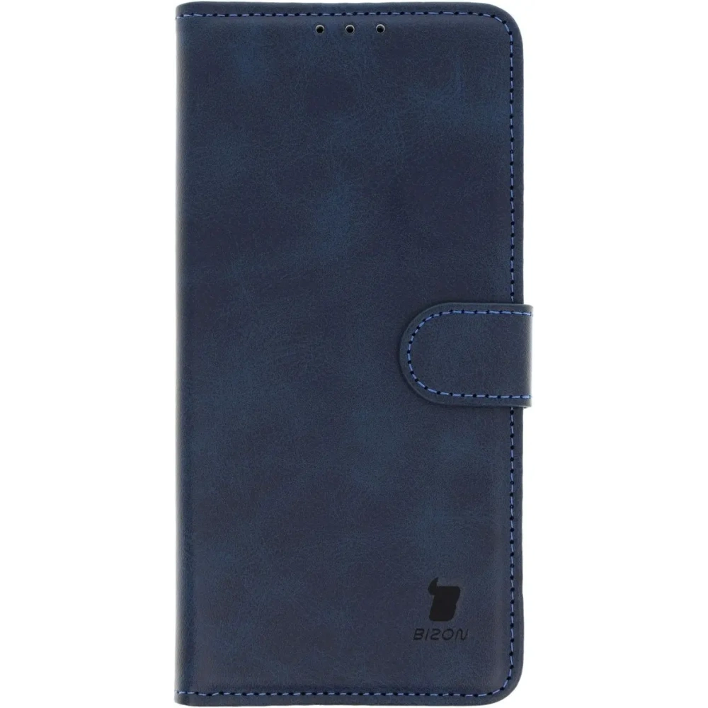 Etui z klapką Bizon Case Pocket do Honor Magic7 Lite granatowe