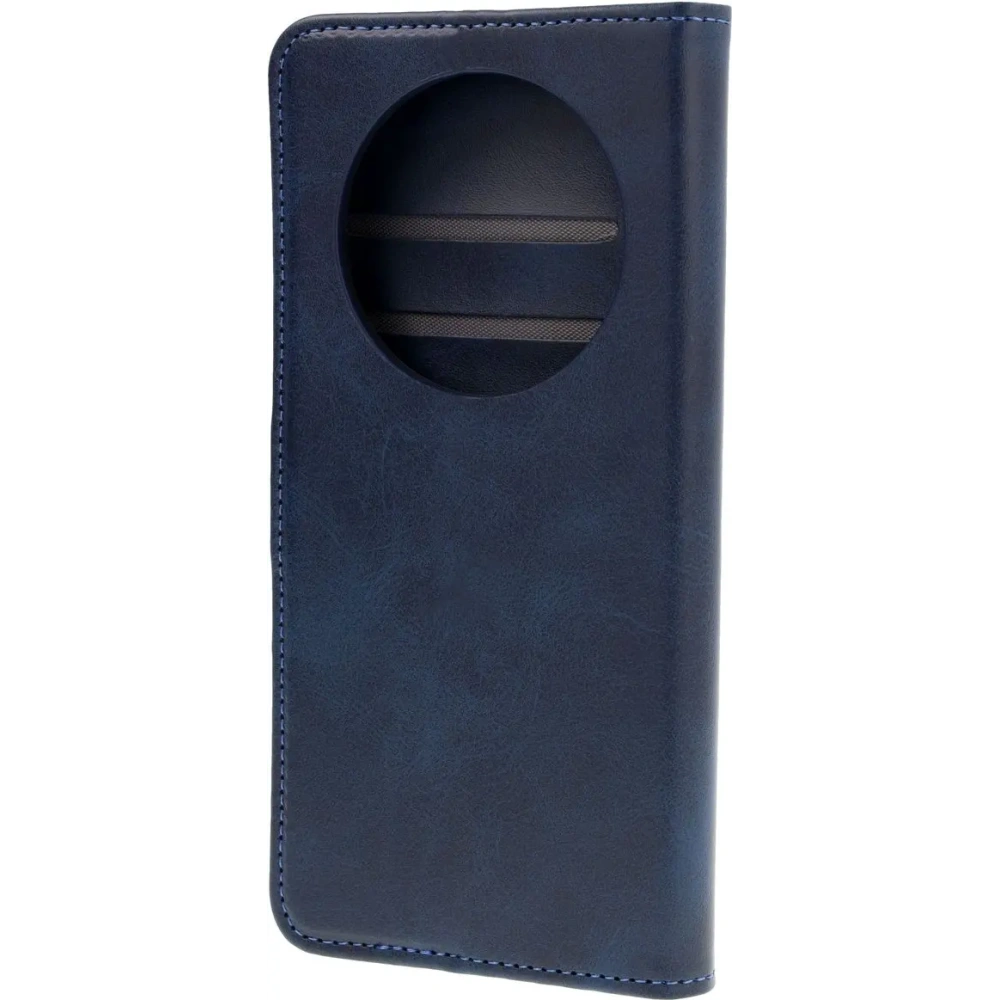 Etui z klapką Bizon Case Pocket do Honor Magic7 Lite granatowe