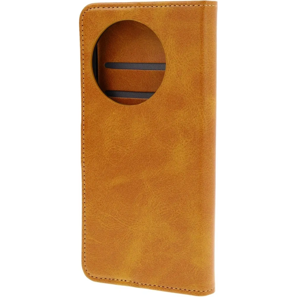 Etui z klapką Bizon Case Pocket do OnePlus 13R brązowe