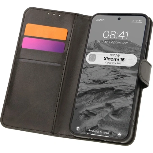 Kup Bizon Case Pocket Xiaomi 15 negru - BIZ8506 - {ean13} - Sklep Home Screen