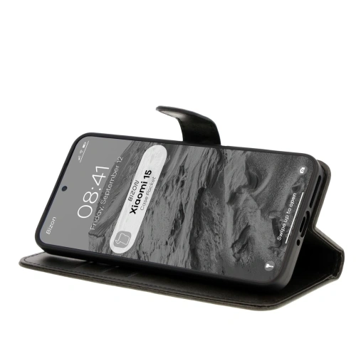 Kup Bizon Case Pocket Xiaomi 15 negru - BIZ8506 - {ean13} - Sklep Home Screen