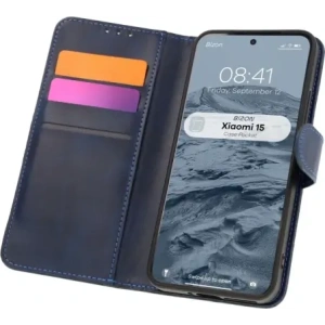 Kup Etui z klapką Bizon Case Pocket do Xiaomi 15 granatowe - BIZ8507 - {ean13} - Sklep Home Screen