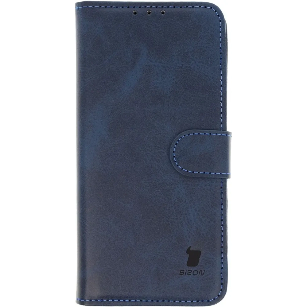 Etui z klapką Bizon Case Pocket do Xiaomi 15 granatowe