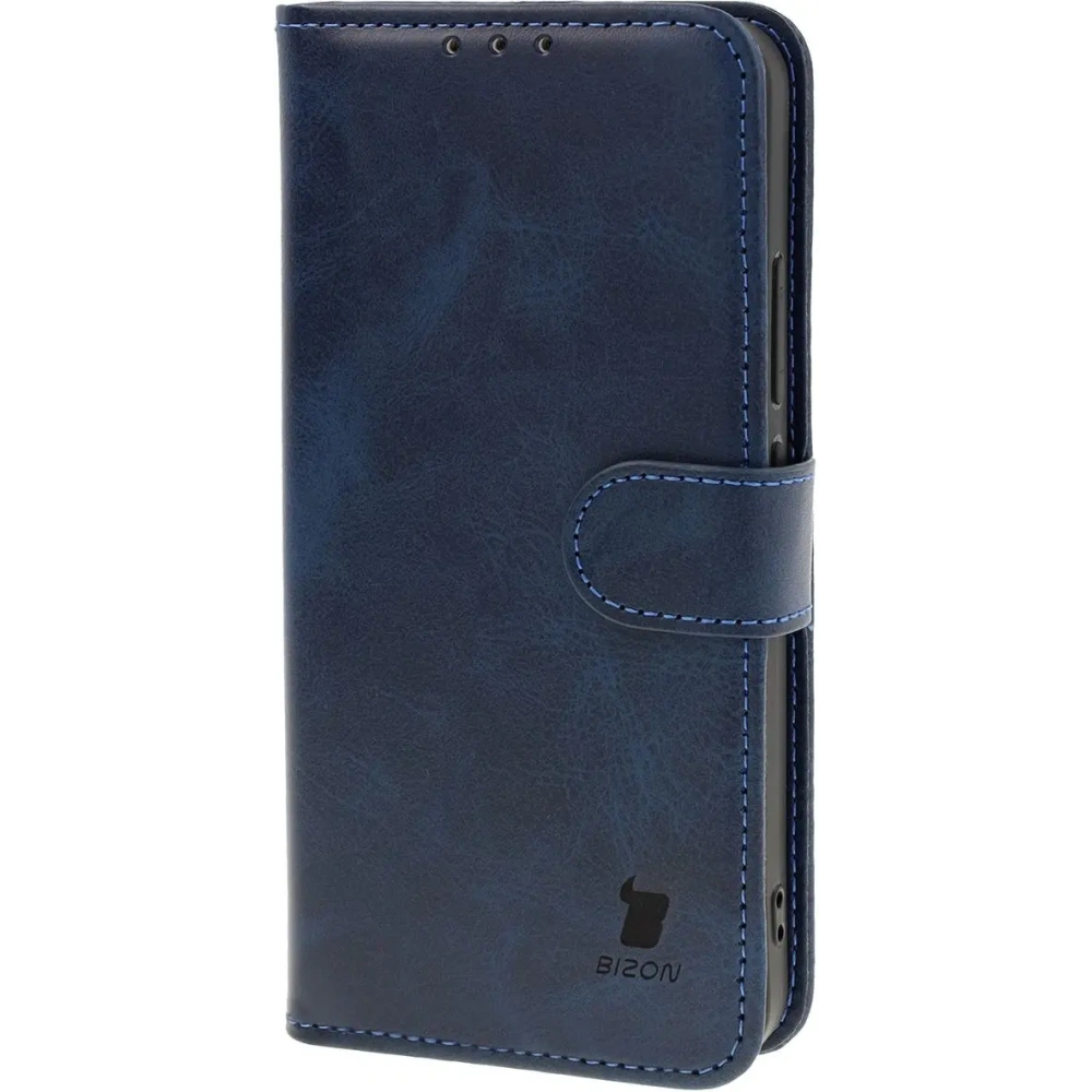 Etui z klapką Bizon Case Pocket do Xiaomi 15 granatowe