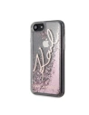 Kup Etui Karl Lagerfeld KLHCI8TRKSRG Apple iPhone SE 2022/SE 2020/8/7 růžovo-zlatý/rose gold Glitter Signature - KLD263RS - {ean13} - Sklep Home Screen