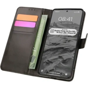 Buy Bizon Case Pocket Xiaomi Redmi Note 14 Pro 5G / Poco X7 black - BIZ8512 - {ean13} - Home Screen Store Europe