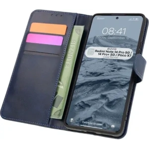 Kup Bizon Case Pocket Xiaomi Redmi Note 14 Pro 5G / Poco X7 albastru marin - BIZ8513 - {ean13} - Sklep Home Screen