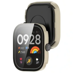 Buy Bizon Case+Glass Watch Xiaomi Redmi Watch 5 beige - BIZ8520 - {ean13} - Home Screen Store Europe
