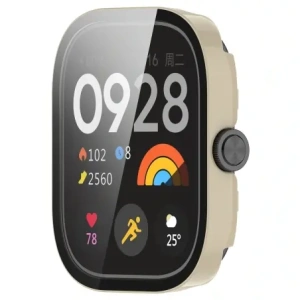 Kup Bizon Case+Glass Uhr Xiaomi Redmi Watch 5 beige - BIZ8520 - {ean13} - Sklep Home Screen