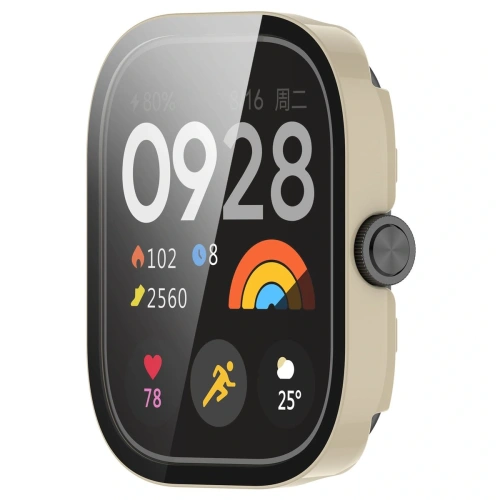 Kup Bizon Case+Glass Óra Xiaomi Redmi Watch 5 bézs - BIZ8520 - {ean13} - Sklep Home Screen