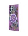 Kup Etui Guess Glitter Flowers Triangle Buttons MagSafe do Samsung Galaxy S25 Ultra fialový - GUE4317 - {ean13} - Sklep Home Screen