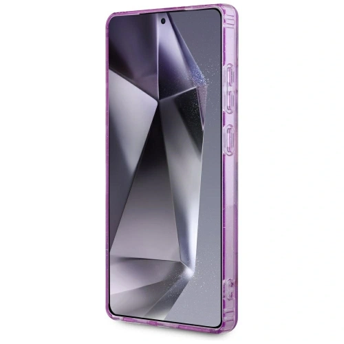 Buy Guess Glitter Flowers Triangle Buttons MagSafe Samsung Galaxy S25 Ultra purple - GUE4317 - {ean13} - Home Screen Store Europe