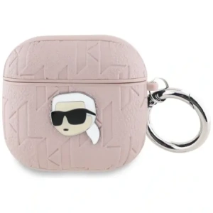 Kup Karl Lagerfeld Monogram Karl Head Apple AirPods 4 pink - KLD21909 - {ean13} - Sklep Home Screen