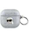 Kup Etui Karl Lagerfeld Monogram Karl Head do Apple AirPods 4 srebrny - KLD21910 - {ean13} - Sklep Home Screen