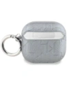 Kup Etui Karl Lagerfeld Monogram Karl Head do Apple AirPods 4 srebrny - KLD21910 - {ean13} - Sklep Home Screen