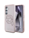 Karl Lagerfeld Strass K. Kopf Logo Samsung Galaxy S25 pink