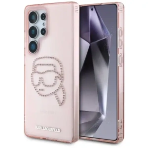 Buy Karl Lagerfeld Rhinestones K. Head Logo Samsung Galaxy S25 Ultra pink - KLD21912 - {ean13} - Home Screen Store Europe