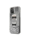 Kup Karl Lagerfeld Apple Tasche KLHCN65KCGLSL iPhone 11 Pro Max Hartschale silber/silber Glitter Karl&Choupette - KLD266SLV - {ean13} - Sklep Home Screen