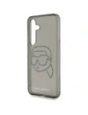 Kup Karl Lagerfeld Logo cu cap de Karl cu cristale Samsung Galaxy S25 negru - KLD21913 - {ean13} - Sklep Home Screen