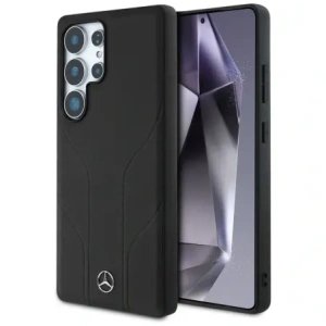 Kup Mercedes Leder mit debossierten Linien MagSafe Samsung Galaxy S25 Ultra schwarz - MRS309 - {ean13} - Sklep Home Screen