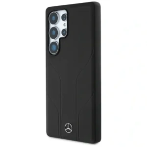 Kup Mercedes Piele cu linii debossate MagSafe Samsung Galaxy S25 Ultra negru - MRS309 - {ean13} - Sklep Home Screen