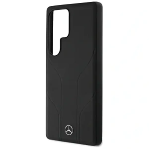 Kup Mercedes Piele cu linii debossate MagSafe Samsung Galaxy S25 Ultra negru - MRS309 - {ean13} - Sklep Home Screen