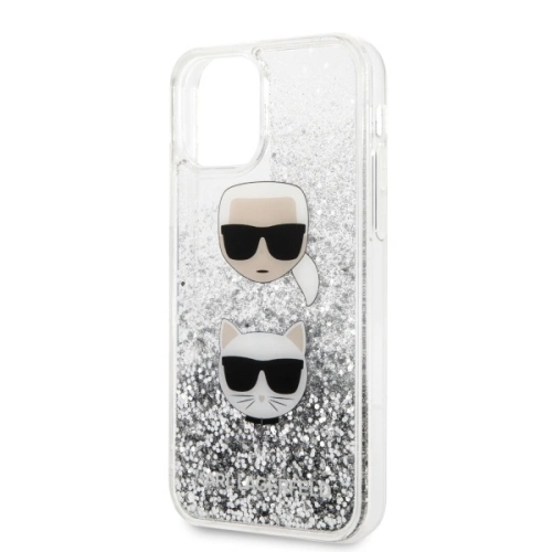 Kup Etui Karl Lagerfeld KLHCN65KCGLSL Apple iPhone 11 Pro Max hardcase srebrny/silver Glitter Karl&Choupette - KLD266SLV - {ean13} - Sklep Home Screen