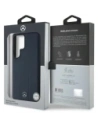 Kup Etui Mercedes Leather Debossed Lines MagSafe do Samsung Galaxy S25 Ultra niebieski - MRS310 - {ean13} - Sklep Home Screen