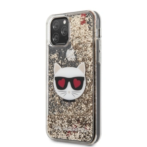 Kup Etui Karl Lagerfeld KLHCN65LCGLGO Apple iPhone 11 Pro Max hardcase auriu/oro Glitter Choupette - KLD267GLD - {ean13} - Sklep Home Screen
