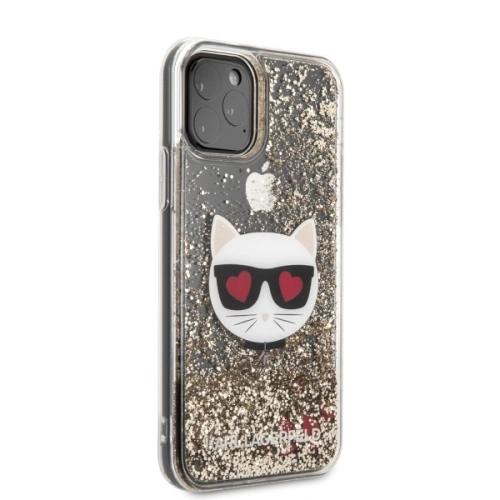 Kup Etui Karl Lagerfeld KLHCN65LCGLGO Apple iPhone 11 Pro Max hardcase auriu/oro Glitter Choupette - KLD267GLD - {ean13} - Sklep Home Screen