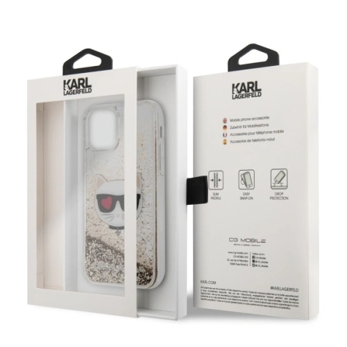 Kup Etui Karl Lagerfeld KLHCN65LCGLGO Apple iPhone 11 Pro Max hardcase auriu/oro Glitter Choupette - KLD267GLD - {ean13} - Sklep Home Screen