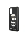 Kup Etui Karl Lagerfeld KLHCS62KICKC Samsung Galaxy S20 G980 hardcase negru/black Karl & Choupette - KLD268BLK - {ean13} - Sklep Home Screen