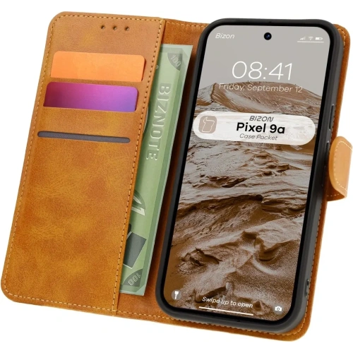 Kup Bizon Case Pocket Google Pixel 9a braun - BIZ8527 - {ean13} - Sklep Home Screen