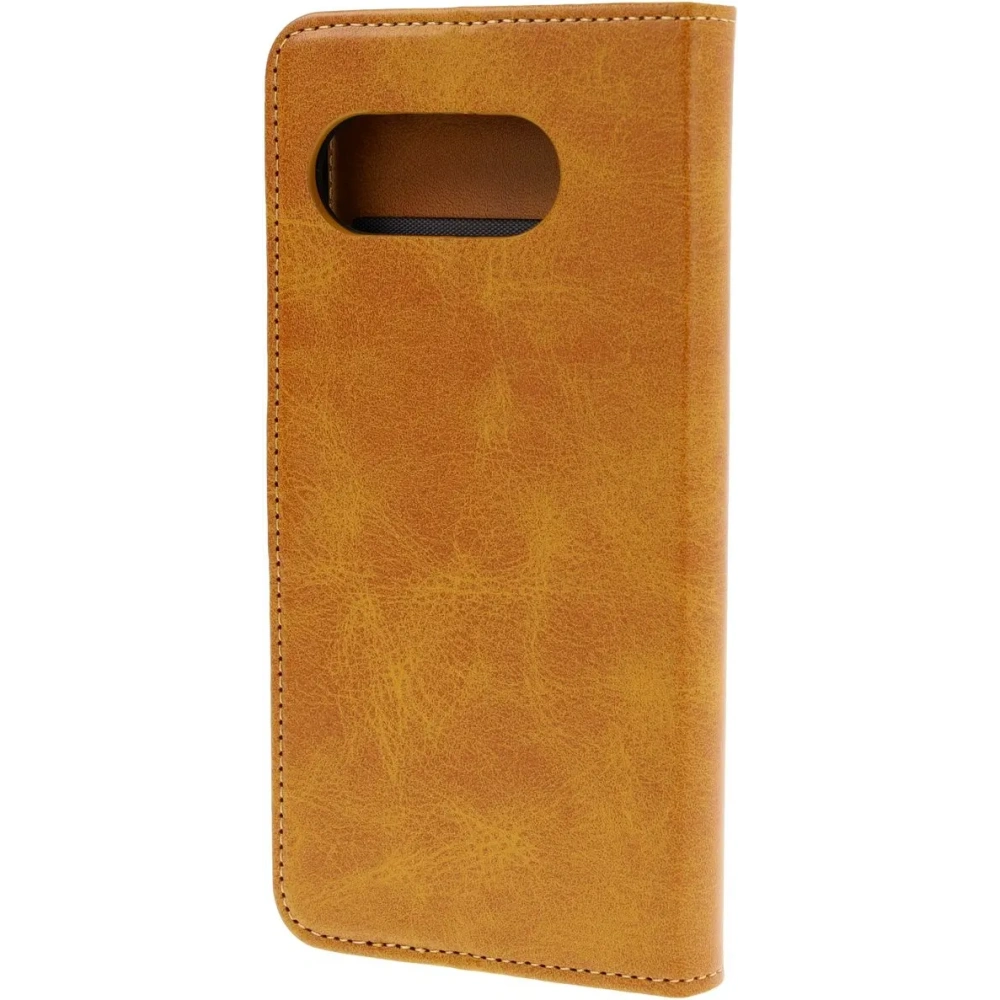 Etui z klapką Bizon Case Pocket do Google Pixel 9a brązowe