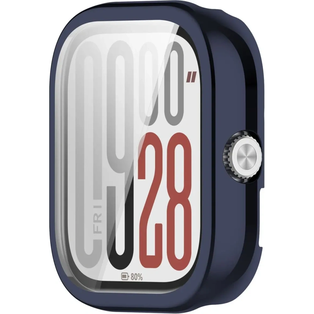 Etui z osłoną ekranu Bizon Case Watch Felipe do Xiaomi Redmi Watch 5 niebieskie