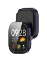 Etui ze szkłem do zegarka Bizon Case+Glass Watch do Xiaomi Redmi Watch 5 niebieskie
