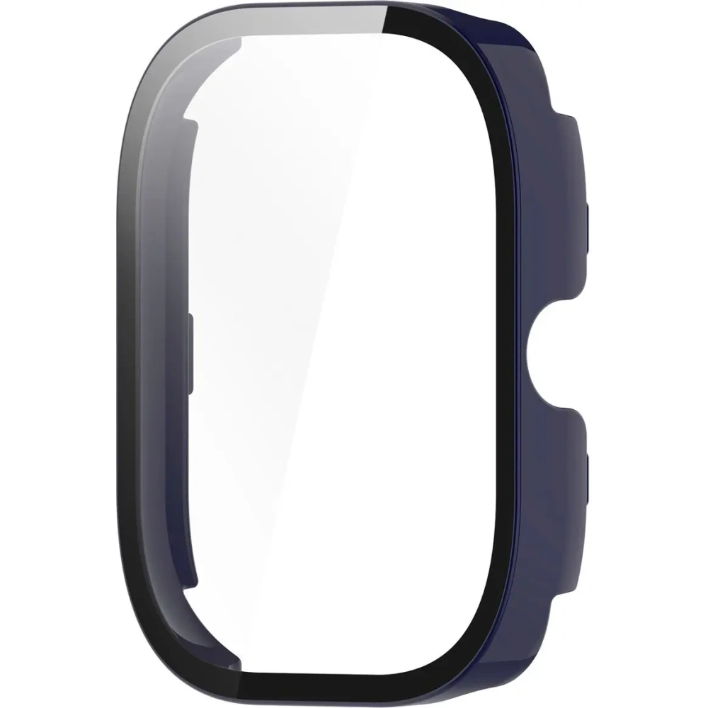 Etui ze szkłem do zegarka Bizon Case+Glass Watch do Xiaomi Redmi Watch 5 niebieskie