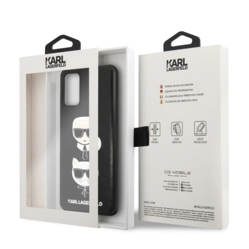 Buy Karl Lagerfeld KLHCS67KICKC Samsung Galaxy S20+ Plus hardcase black Karl & Choupette - KLD269 - {ean13} - Home Screen Store Europe