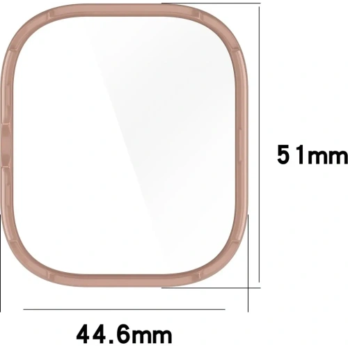Kup Etui ze szkłem do zegarka Bizon Case+Glass Watch do Xiaomi Redmi Watch 5 różowe - BIZ8532 - {ean13} - Sklep Home Screen