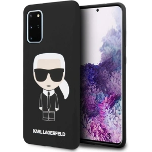 Kup Etui Karl Lagerfeld KLHCS67SLFKBK Samsung Galaxy S20+ Plus G985 hardcase czarny/black Silicone Iconic - KLD270BLK - {ean13} - Sklep Home Screen
