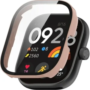 Kup Bizon Case+Glass Uhr Xiaomi Redmi Watch 5 pink - BIZ8532 - {ean13} - Sklep Home Screen