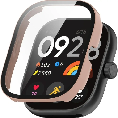 Kup Etui ze szkłem do zegarka Bizon Case+Glass Watch do Xiaomi Redmi Watch 5 różowe - BIZ8532 - {ean13} - Sklep Home Screen
