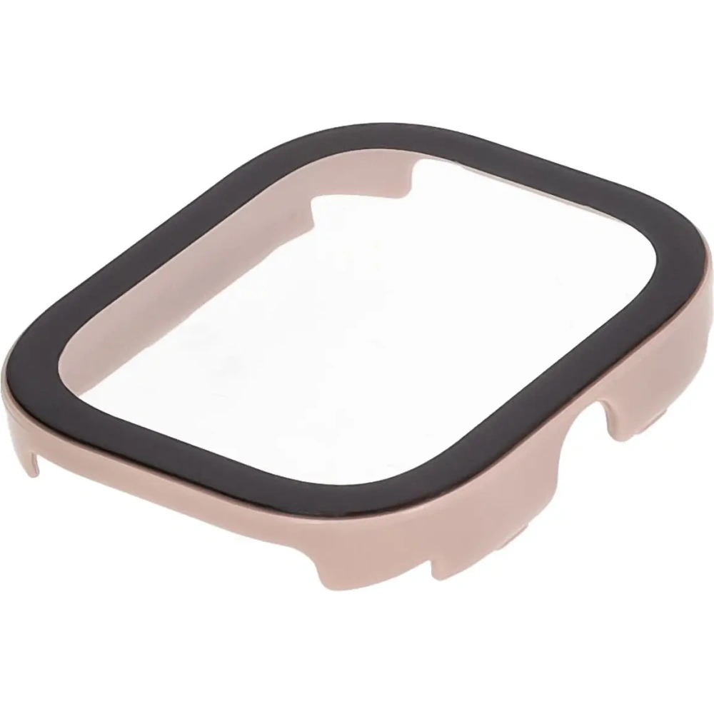 Etui ze szkłem do zegarka Bizon Case+Glass Watch do Xiaomi Redmi Watch 5 różowe