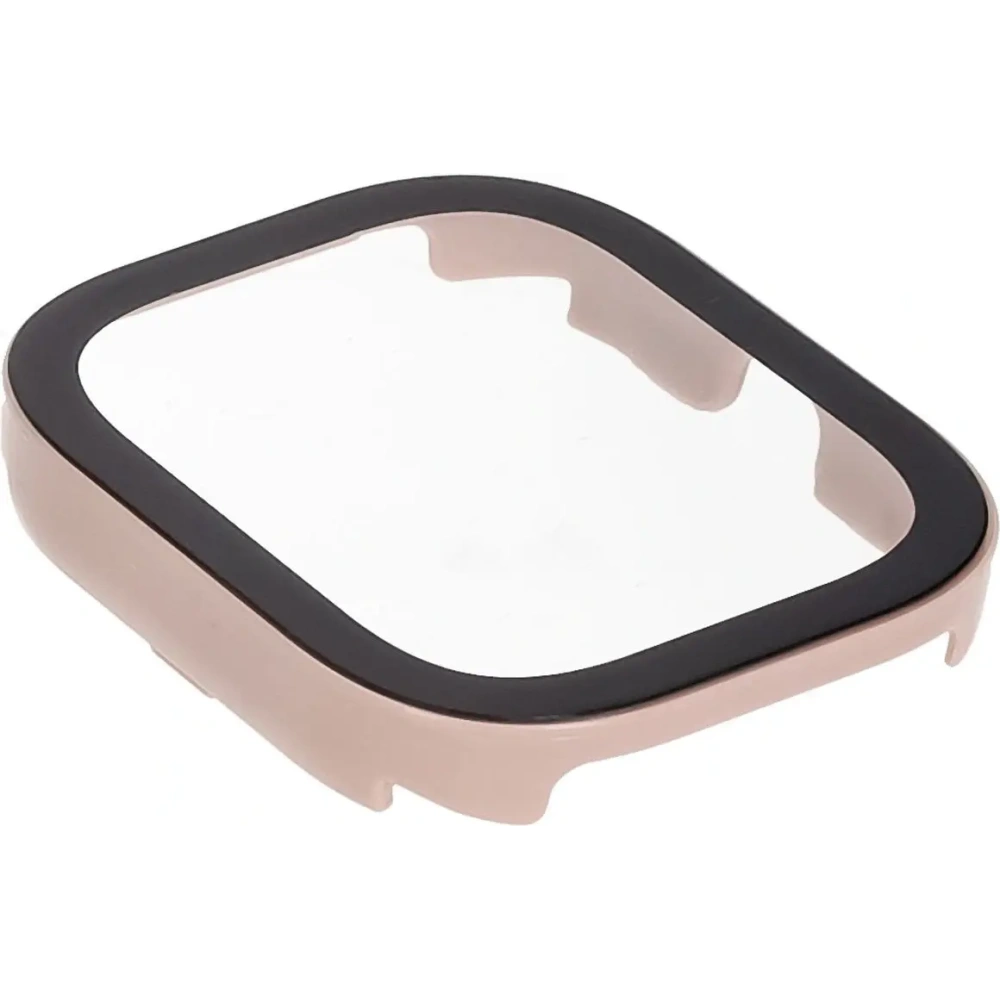 Etui ze szkłem do zegarka Bizon Case+Glass Watch do Xiaomi Redmi Watch 5 różowe