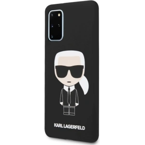 Kup Etui Karl Lagerfeld KLHCS67SLFKBK Samsung Galaxy S20+ Plus G985 hardcase czarny/black Silicone Iconic - KLD270BLK - {ean13} - Sklep Home Screen